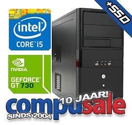 Core i5 4590  GT 730 4GB Videokaart  120GB SSD  8GB  1TB