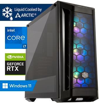 Core i7 12700F  Waterkoeling - RTX 4070 Ti - 32GB Game PC