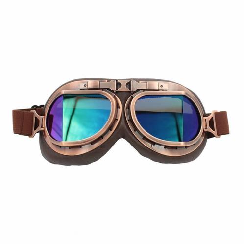 CRG vintage pilotenbril Glaskleur Multi-kleur