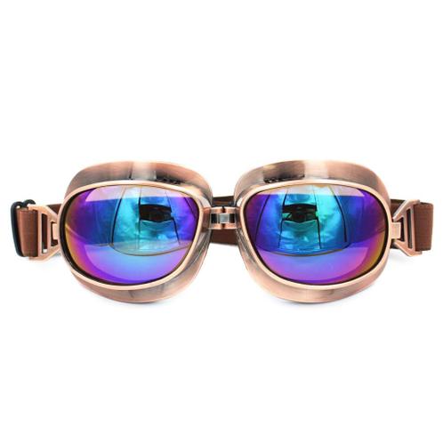 CRG vintage vliegeniersbril Glaskleur Multi-kleur