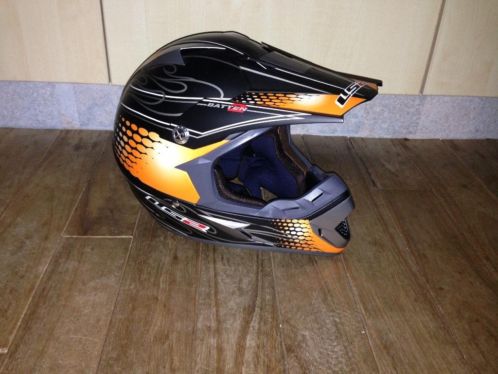 Cross helm LS2 MX433 black orange Nieuw maat L 