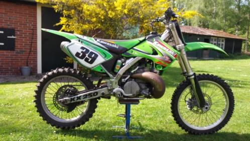 Crossmotor Kawasaki KX 250 tweetakt, bj. 2006.