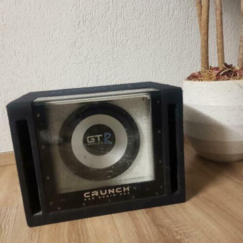 Crunch Auto Woofer (EXCALIBUR VERSTERKER ERAAN GEKOPPELD )