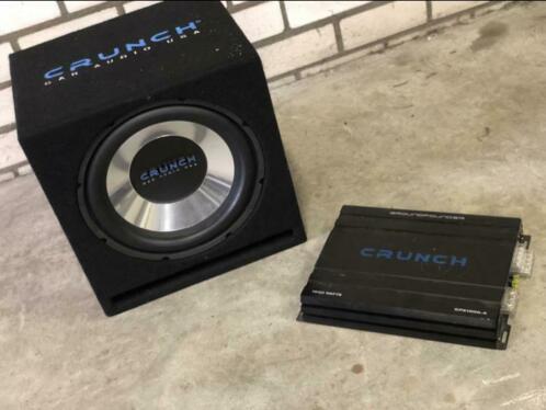 Crunch car audio subwoofer  versterker 