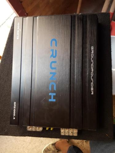 Crunch GPX1000.4 versterker en Subwoofer te koop