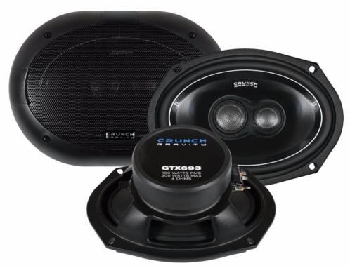 Crunch GTX693 ovale hoedeplankspeakers 2x 300 watt 2x150RMS