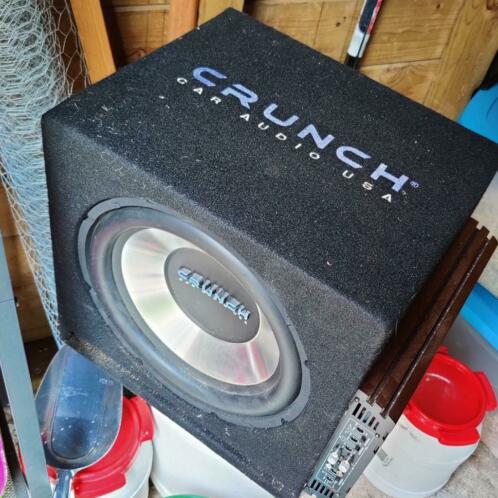 Crunch Subwoofer en Amplifier
