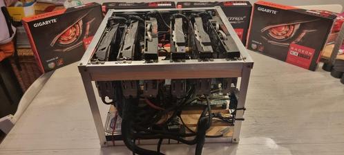 Cryptominer crypto miner 6 x RX570 GPU