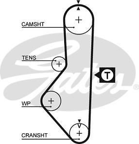 ct595 distributieriem Mazda 626 en 929 