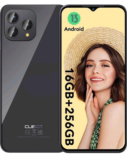 Cubot P80 zwart nieuw 8gb 256gb smartphone Android 13
