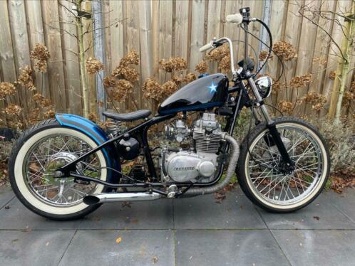 Custom Kawasaki kz400 , showbike chopper bobber , inruil mog