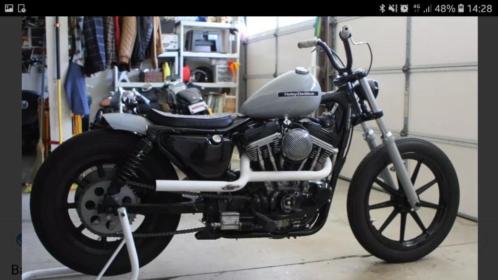 Custom solo seat XLH Sportster uit USA Sully039s.