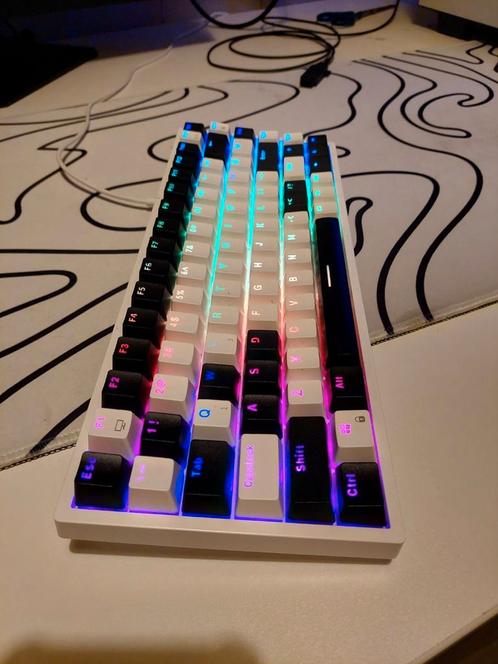 Custom wit en zwart keyboard