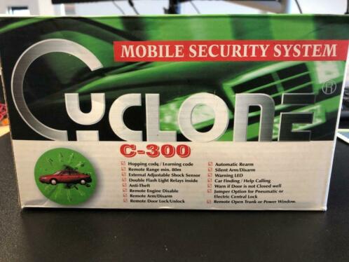 Cyclone c300 mobile security system