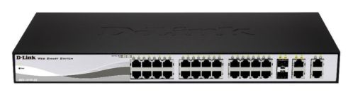 D-Link 24-port 10100 Smart Switch POE DES-1210-28P BD Nieuw