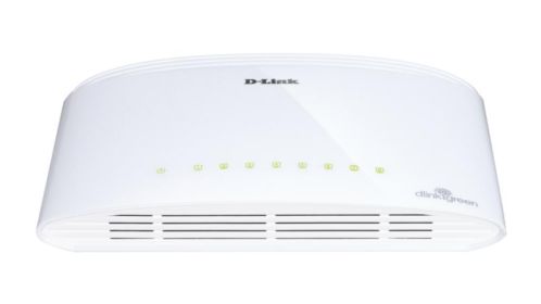 D-Link DGS-1008D 8-poorts Gigabit Switch (green)