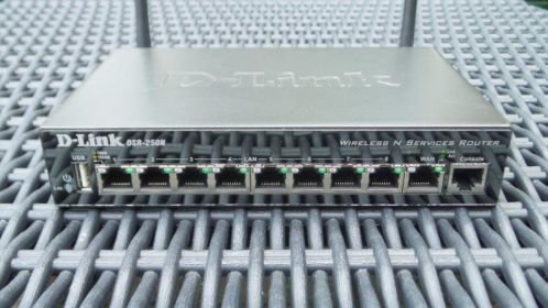 D-Link DSR-250N 8 x 101001000 Mbps LAN Ports