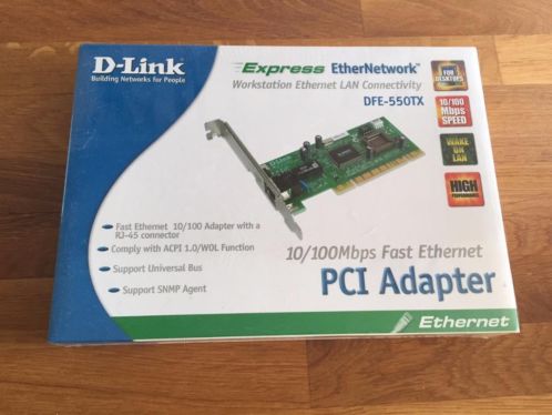 D-Link netwerkkaart 10100 Mbit PCI