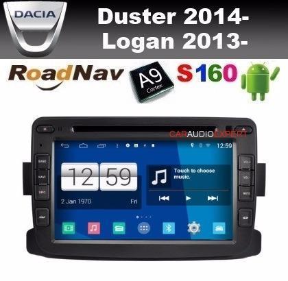 Dacia Duster Logan radio navigatie android 4.4 wifi gps dvd
