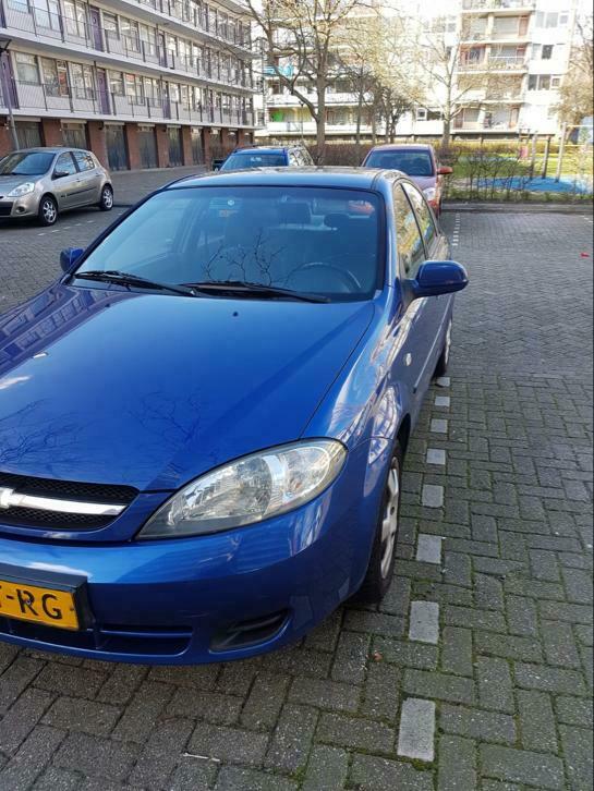 Daewoo Lacetti 1.4 HB 2004 Blauw Nap km