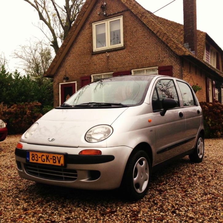 Daewoo Matiz 0.8 2000 Grijs, Airco, APK tot 10-10-2015