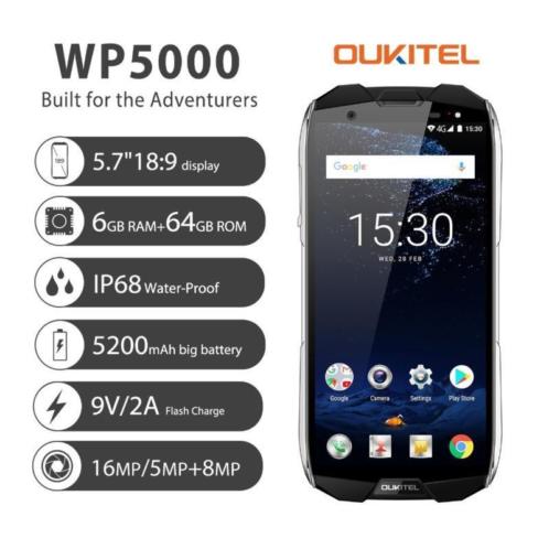  DAG  Aanbieding  OUKITEL WP5000   299,95