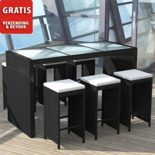 Dagaanbieding Tuinset barset polyrattan GRATIS verzending