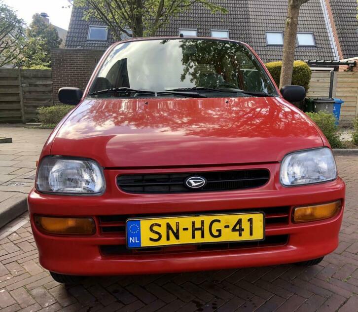 Daihatsu Cuore TS rood 3e eig 117.000 km APK 22-06-2021
