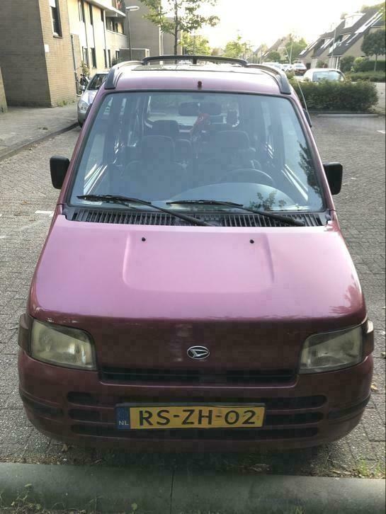 Daihatsu Move 0.8 1997 Rood LAGE km NAP ..LANGE APK