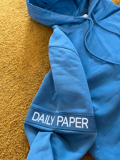 DAILY PAPER zgan hoodie sweater blue maat xs