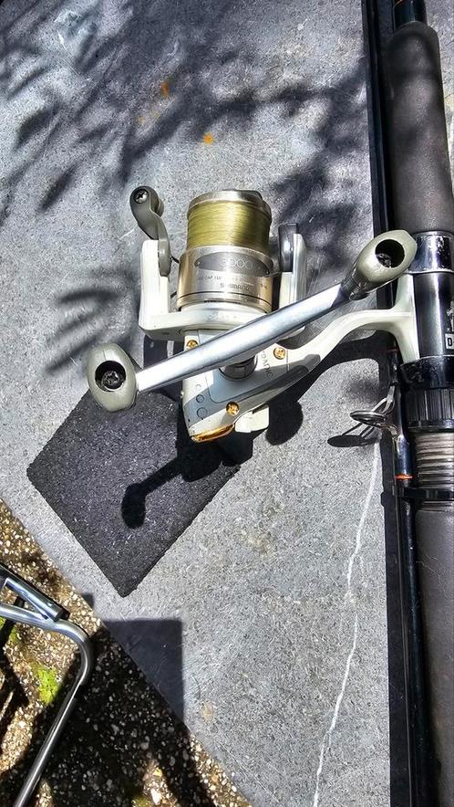 DAM Chevron spin heavy hengel met Shimano 3000 molen.
