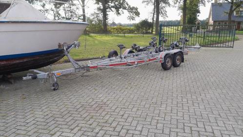 Damco dubbelasser sloepen trailer 1500 laden tot 8.5 meter