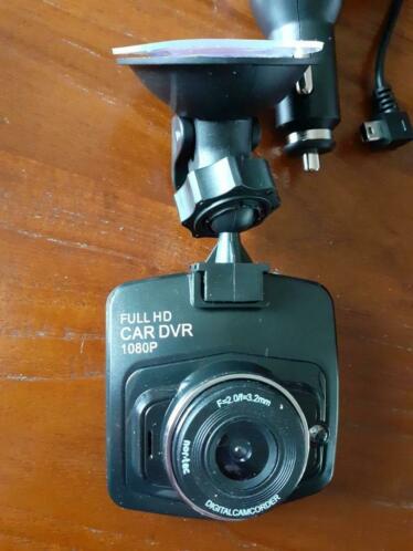 Dashcam met achteruitrij camera, alleen uit verpakking gehaa