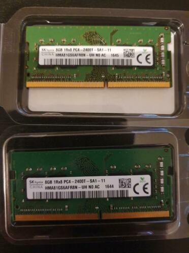 DDR4-2400 16 GB (2x8 GB) SK Hynix