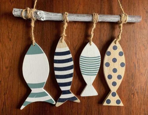 Decoratie houten vissen hanger, decoratieve vissenhanger