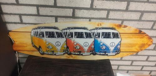 Decoratie Surfplank met VW transporter bussen