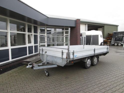 Degelijke Nette Anssems Plateau aanhanger 4.00m x 1.85m 