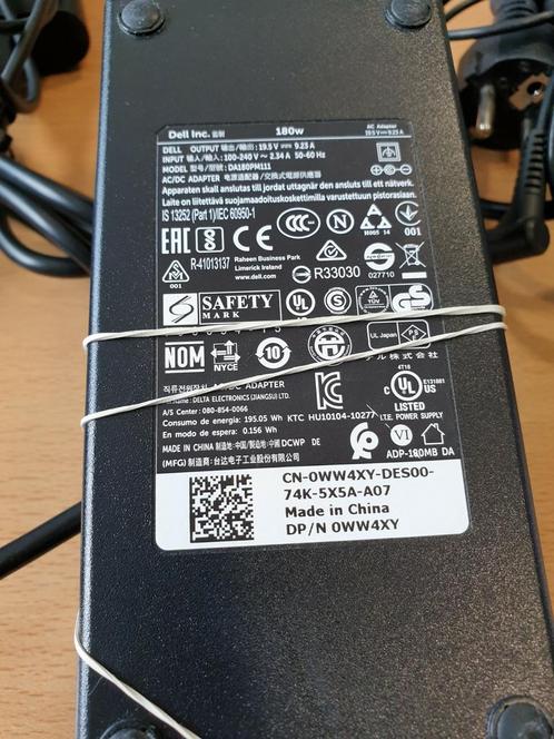 Dell 180 watt acdc laptop adapter
