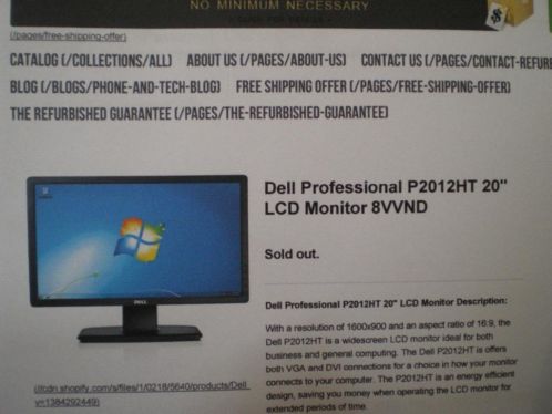 Dell 20034 Monitor, HALVE PRIJS  NIEUW in de doos 