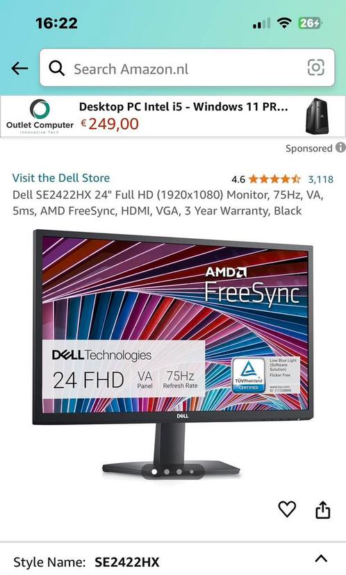 Dell 24inch monitor