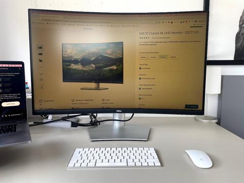 Dell 32 Curved 4K UHD Monitor  S3221QS - 80cm (31.5)