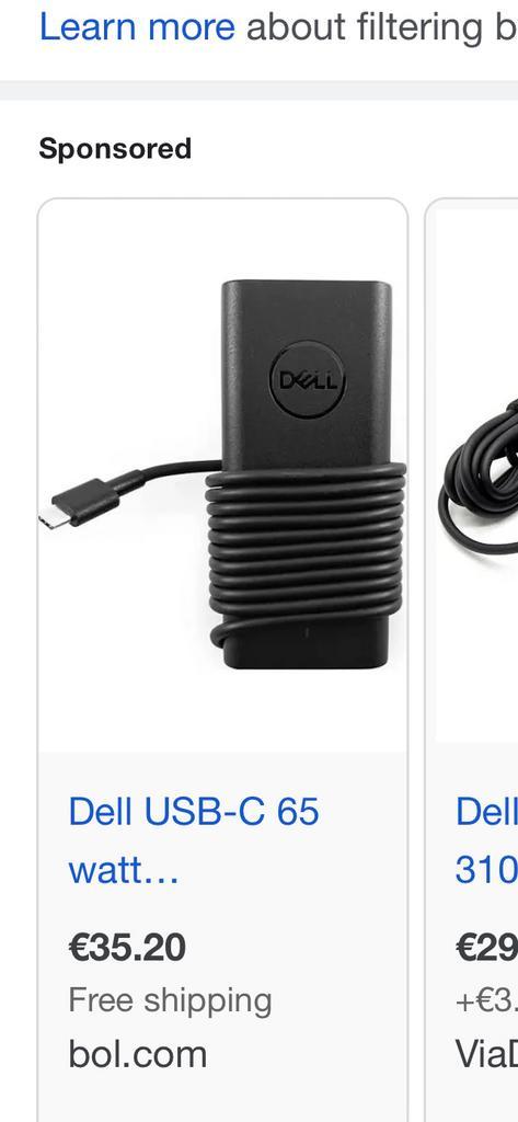 Dell amp Mac is c oplader 35watt