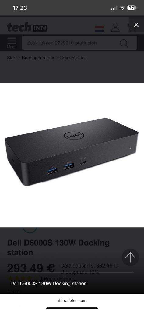 Dell D6000-S USB-C Docking Station