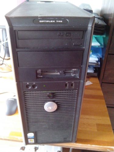 Dell optiplex 745, C2Duo 2,4 GHz 19034 FP monitor, compleet