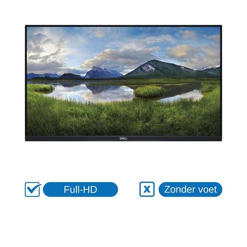 Dell P2719HC 27 inch monitor Full HD met USB-C zonder voet