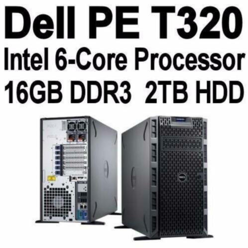 Dell PE T320 Server, Intel 6-Core, 16GB DDR3, 2TB HDD  ZFS