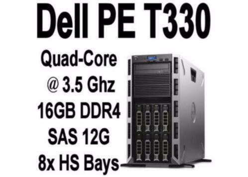 Dell PE T330 Server Quadcore 3.5Ghz, 16GB DDR4, 2TB HD, ESXi