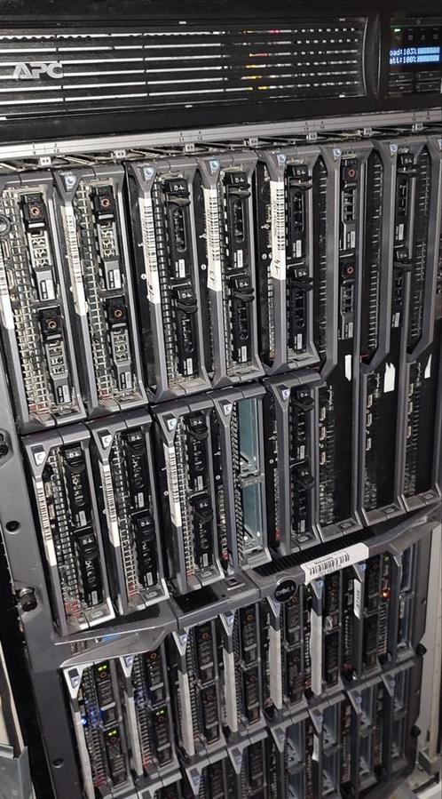 Dell poweredge M1000E, 1TB ram, 72 cores,M620 nodes