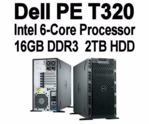 Dell PowerEdge T320 Server 6-Core 16GB 2TB  ZFS, ESXi, H-V