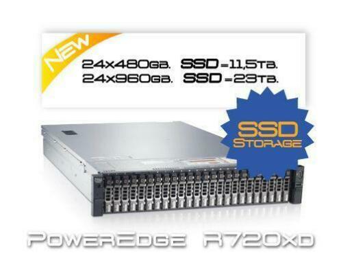 Dell R720XD 23TB SSD  16 Core  SSD-Storage